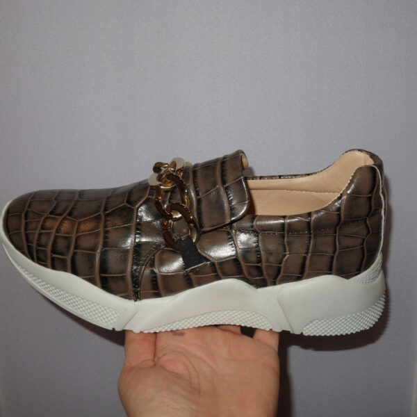 Billi Bi półbuty skórzane crocodile R.38 BI94W