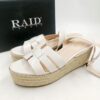 Białe sandały espadryle na koturnie RAID Wide R.40 RA63F