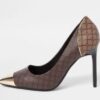 River Island czółenka na obcasie R.40 RI67N