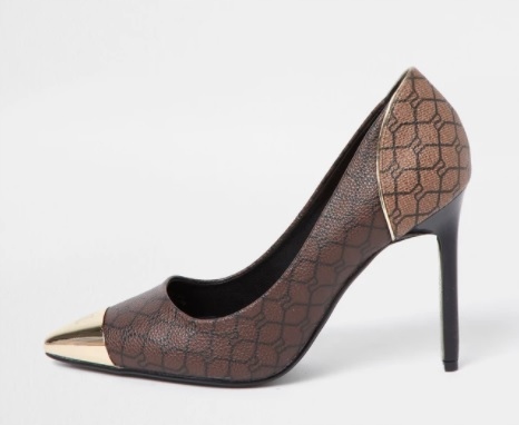 River Island czółenka na obcasie R.40 RI67N