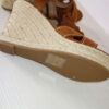 Espadryle na koturnie brązowe ONLY R.37 ON90W