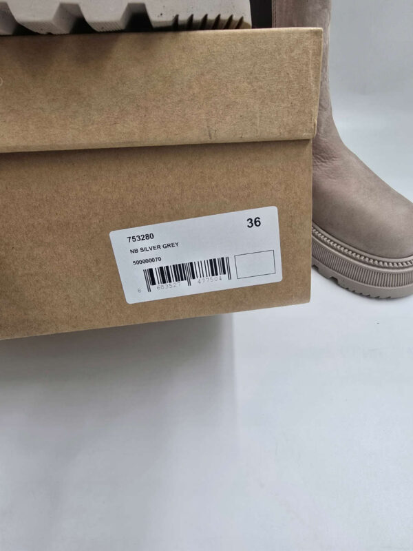 INUOVO botki damskie ze skóry nubuk beżowe R.36 IN73R