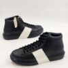 Sneakersy skórzane wysokie GUESS SOLERNO czarne R.43 GU83d