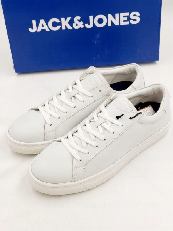Męskie sneakersy skórzane białe Jack & Jones R.45 JA56H