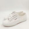Tenisówki białe wiązane SUPERGA R.45 SU66L