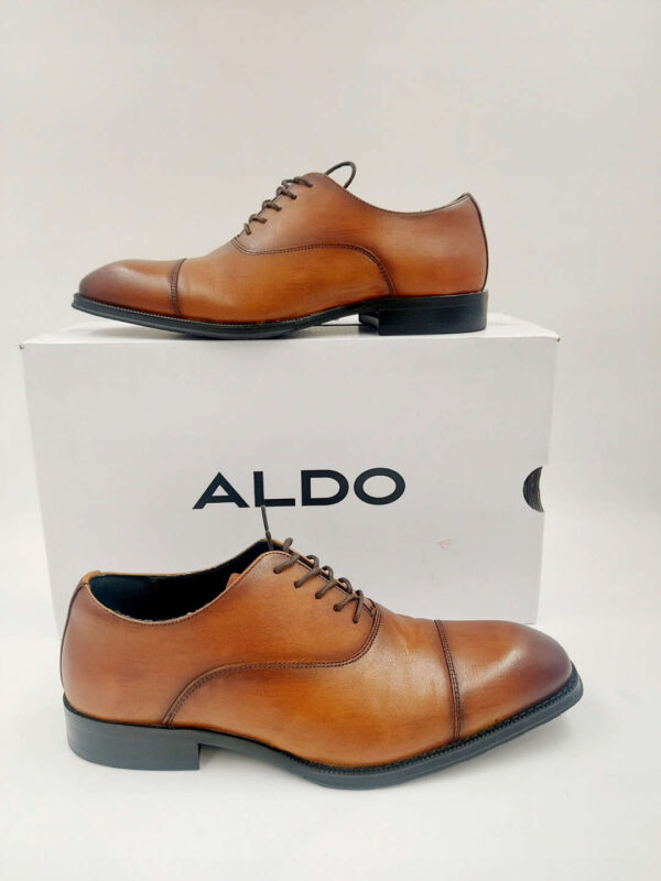 Półbuty męskie eleganckie ALDO brązowe R.39 AL93S