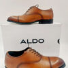 Półbuty męskie eleganckie ALDO brązowe R.39 AL93S