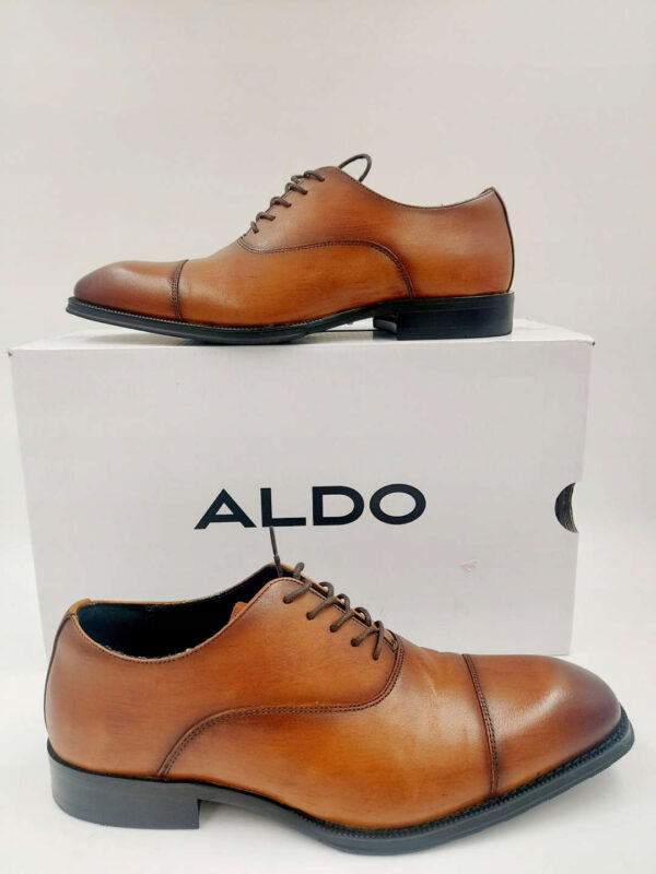 Półbuty męskie eleganckie ALDO brązowe R.39 AL93S