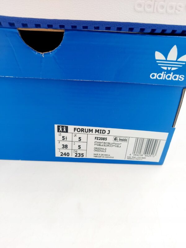 Damskie sneakersy wysokie skórzane UNISEX ADIDAS Forum Mid R.38 AD83A