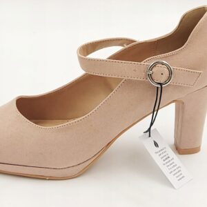 Anna Field beżowe czółenka na obcasie R.39 AN88L