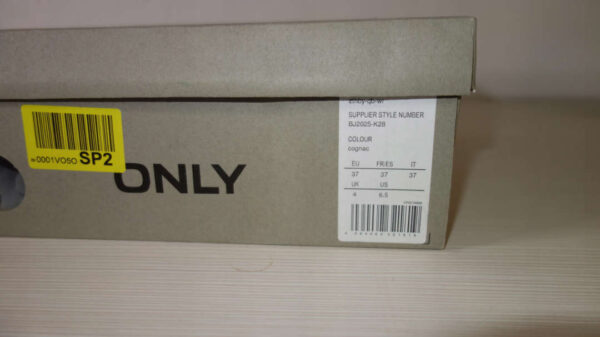 Espadryle na koturnie brązowe ONLY R.37 ON90W