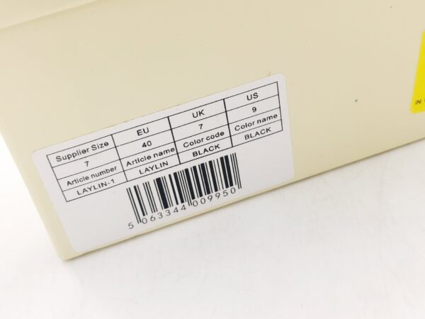 SIMMI London damskie czółenka czarne na obcasie R.39 SI63E