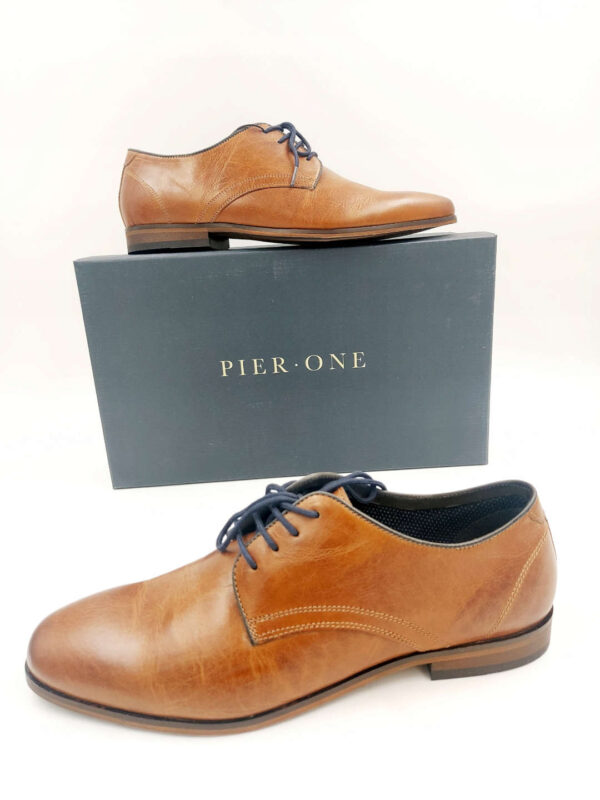 25a98e02caf645378f08100a4ac4edd5.jpg Męskie półbuty eleganckie brązowe R.39 PI82S