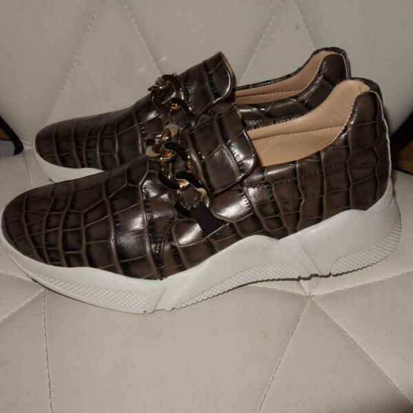 Billi Bi półbuty skórzane crocodile R.38 BI94W