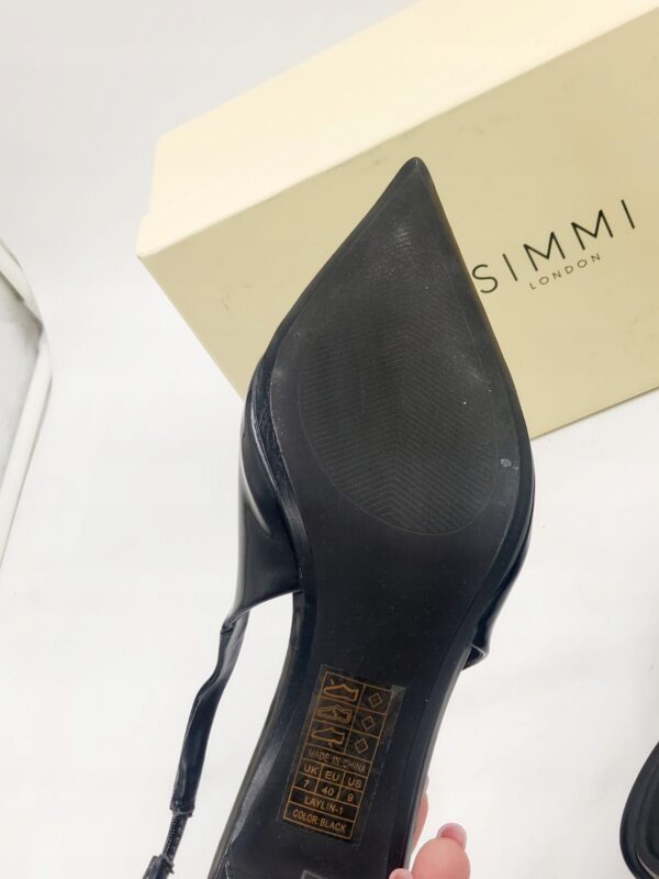 SIMMI London damskie czółenka czarne na obcasie R.39 SI63E