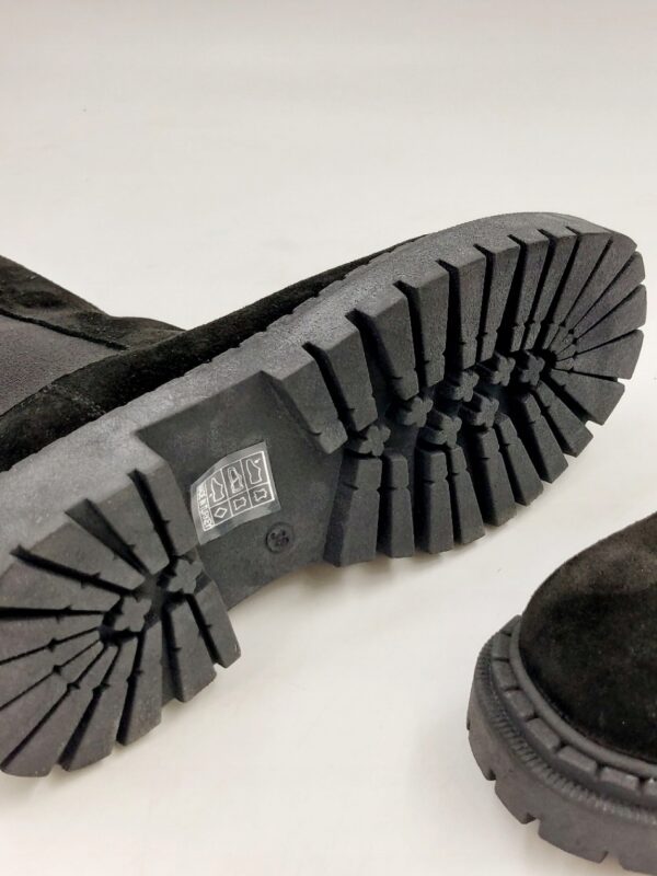 Damskie botki zamszowe na platformie czarne STEFANEL R.39 ST72A