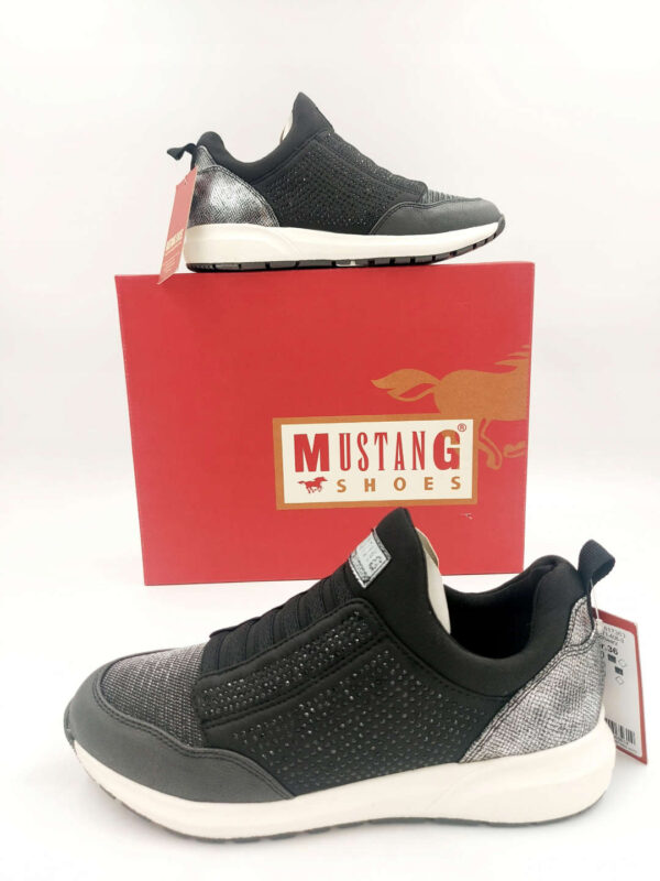 Buty damskie Sneakersy czarne Mustang R,36 MU62S