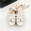 Białe sandały espadryle na koturnie RAID Wide R.40 RA63F