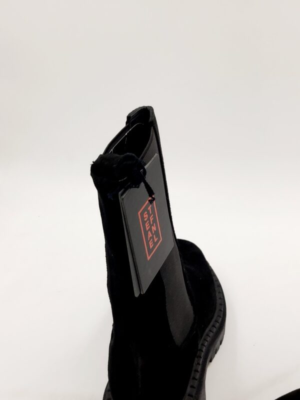 Damskie botki zamszowe na platformie czarne STEFANEL R.39 ST72A