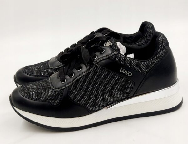 LIU JO Sneakersy niskie na koturnie błyszczące R.41 LI88L