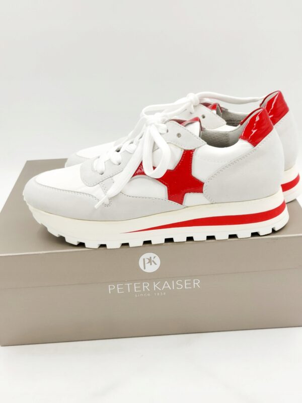 Sneakersy damskie białe PEER KAISER biało czerwone R.35,5 PE53D