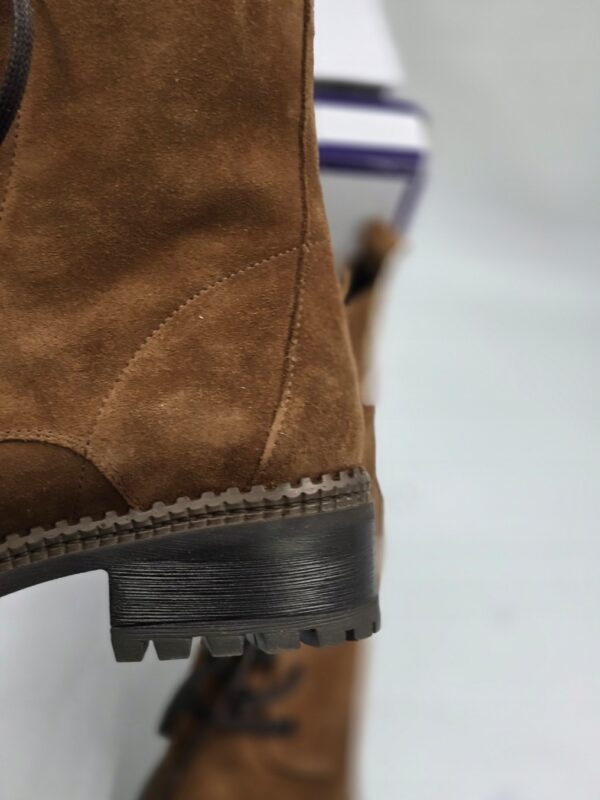 Damskie botki zamszowe brązowe wiązane ANDRE R.41 AN73R