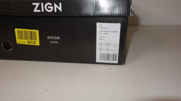 Zign Botki oksfordki skórzane unisex R.40 ZI92L