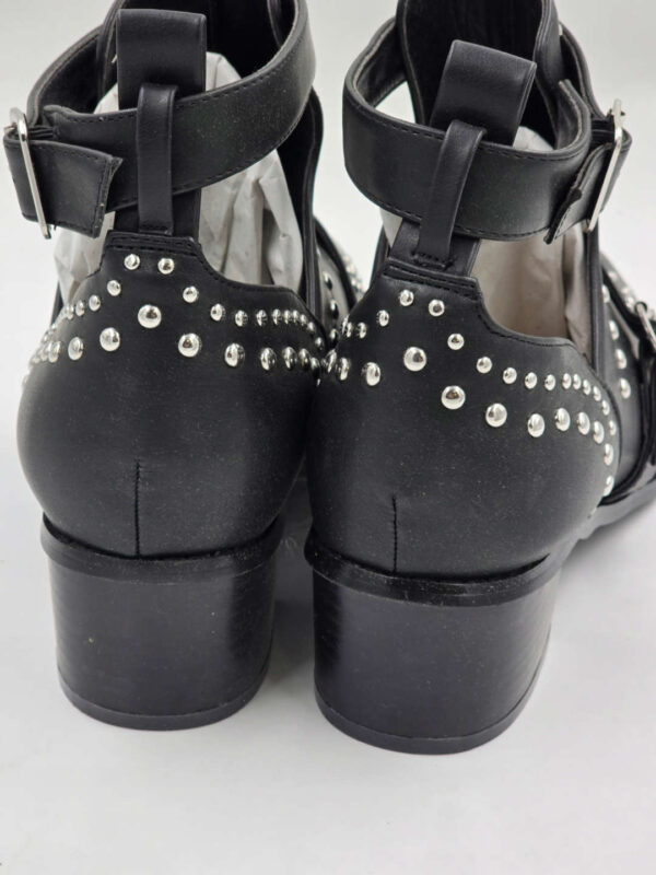 Damskie botki czarne na obcasie CITY CHIC szerokie R.42 CH75T