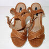 Espadryle na koturnie brązowe ONLY R.37 ON90W