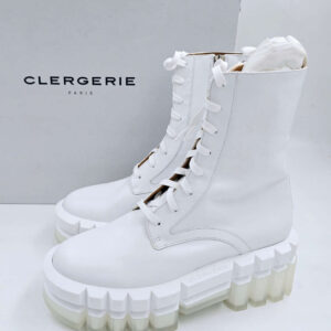 Botki białe na platformie CLERGERIE PARIS R.36 CL94F
