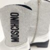 Kozaki srebrne błyszczące MOSCHINO R.35 MO8S