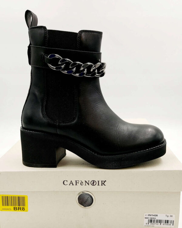 Cafe Noir skórzane botki na obcasie R.36 CA3M