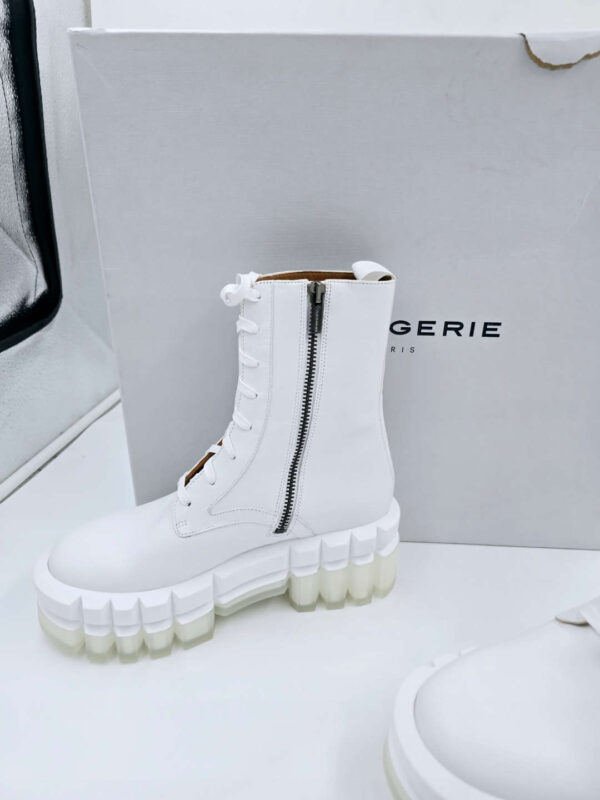 Botki białe na platformie CLERGERIE PARIS R.36 CL94F