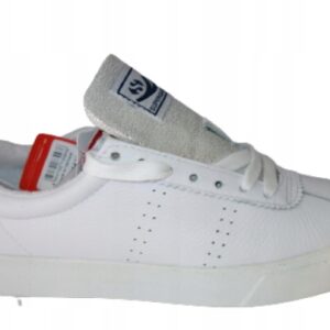 44186387aefbe207742fc1b7cbee2e50.jpg Superga sport białę skórzane sneakersy R,35 SU10S