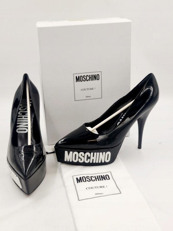 Damskie czółenka na obcasie na obcasie MOSCHINO R.41 MO88G