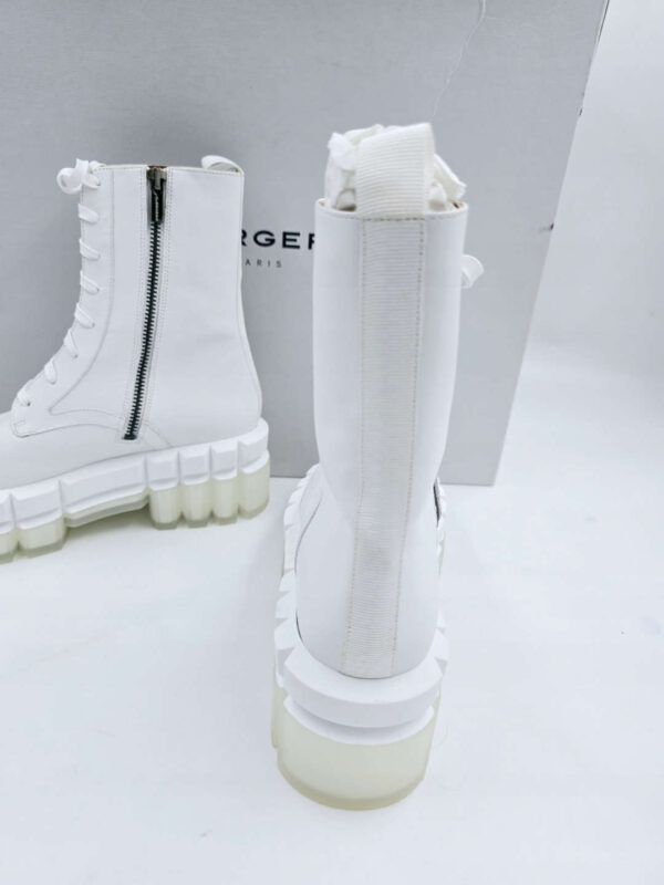 Botki białe na platformie CLERGERIE PARIS R.36 CL94F