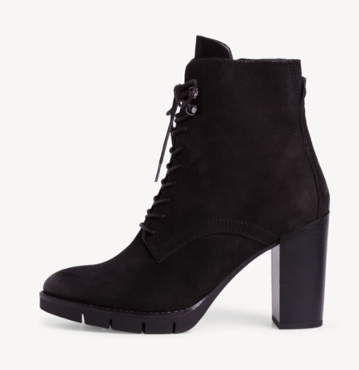 Tamaris sztyblety skórzane na obcasie R.40 TA62W