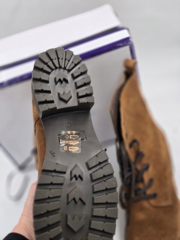 Damskie botki zamszowe brązowe wiązane ANDRE R.41 AN73R