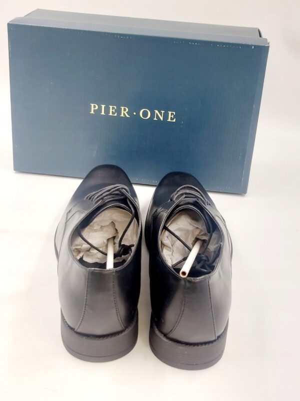 Półbuty męskie wiązane czarne Pier One R.48 PI14A