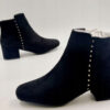 Damskie Botki czarne na obcasie DUFFY R.36 DU52S