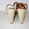 Espadryle na koturnie brązowe ONLY R.37 ON90W