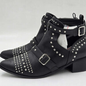 57409bfbe5b01b48ec9987cf4739cc53.jpg Damskie botki czarne na obcasie CITY CHIC szerokie R.42 CH75T