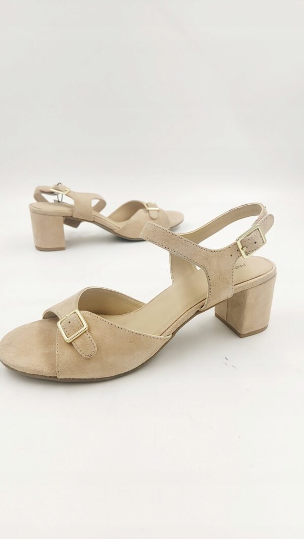 ANNA FIELD sandały zamszowe beżowe R.41 AN1S