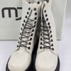 Damskie buty botki ze skóry naturalnej białe MJUS R.40 MJ12W
