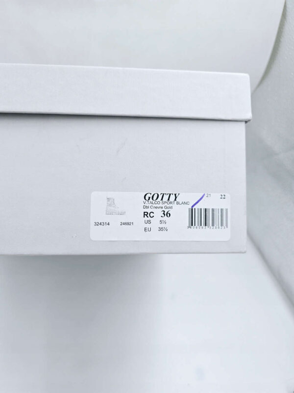 Botki białe na platformie CLERGERIE PARIS R.36 CL94F