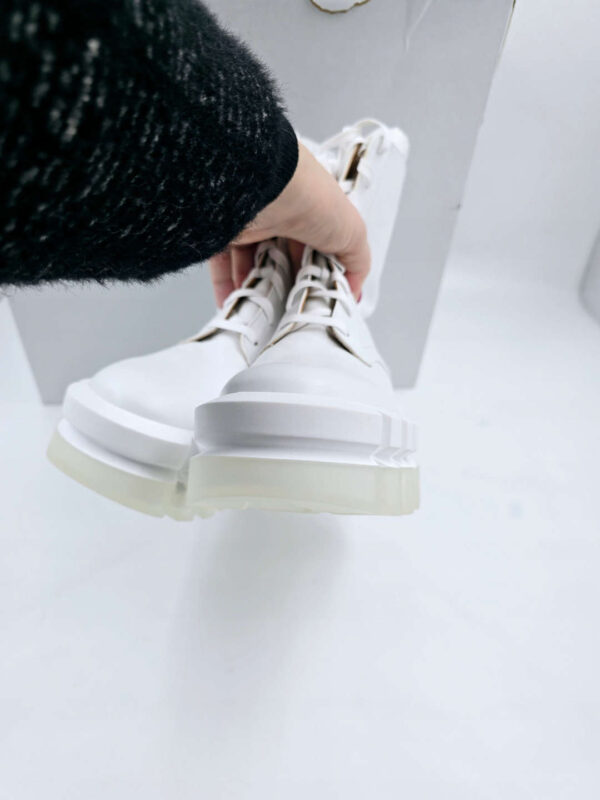 Botki białe na platformie CLERGERIE PARIS R.36 CL94F