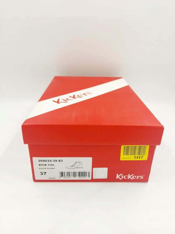 Boy's Girls Kickers Kick Hi Zip Patent R.37/36 KI97P