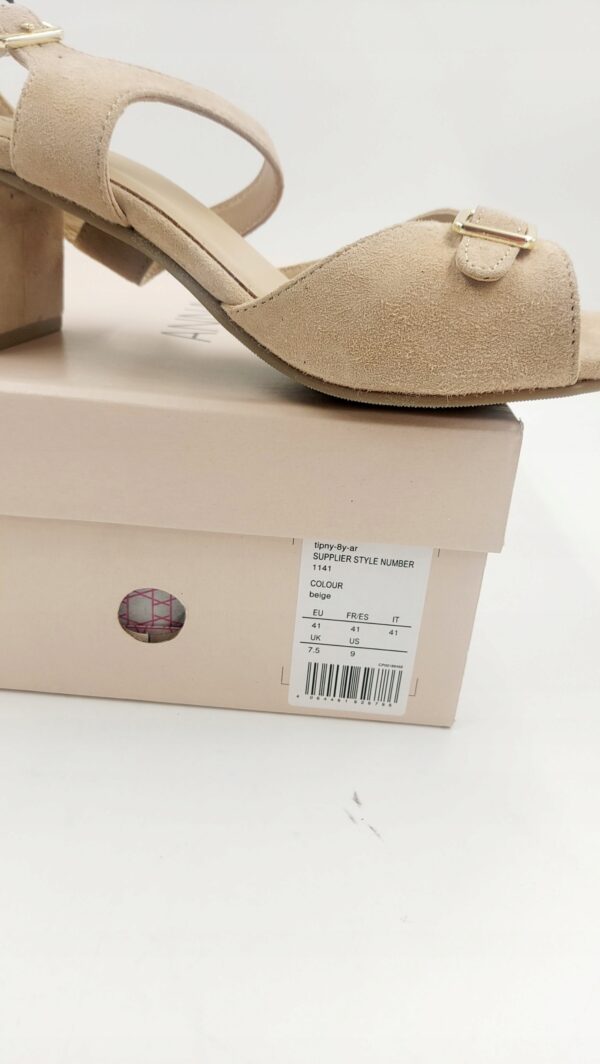 ANNA FIELD sandały zamszowe beżowe R.41 AN1S