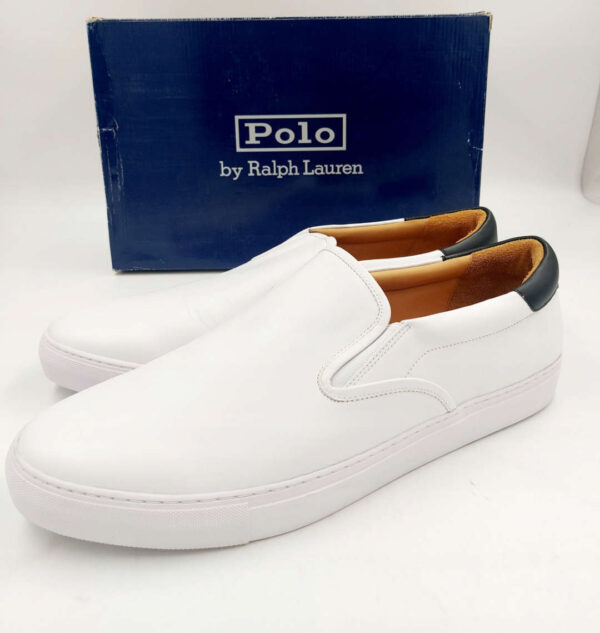 SNEAKERSY NISKIE BIAŁE POLO RALPH LAUREN R.49 PO53S