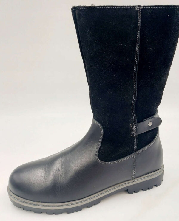 Kozaki Friboo czarne skórzane kozaki R.36 FR34G